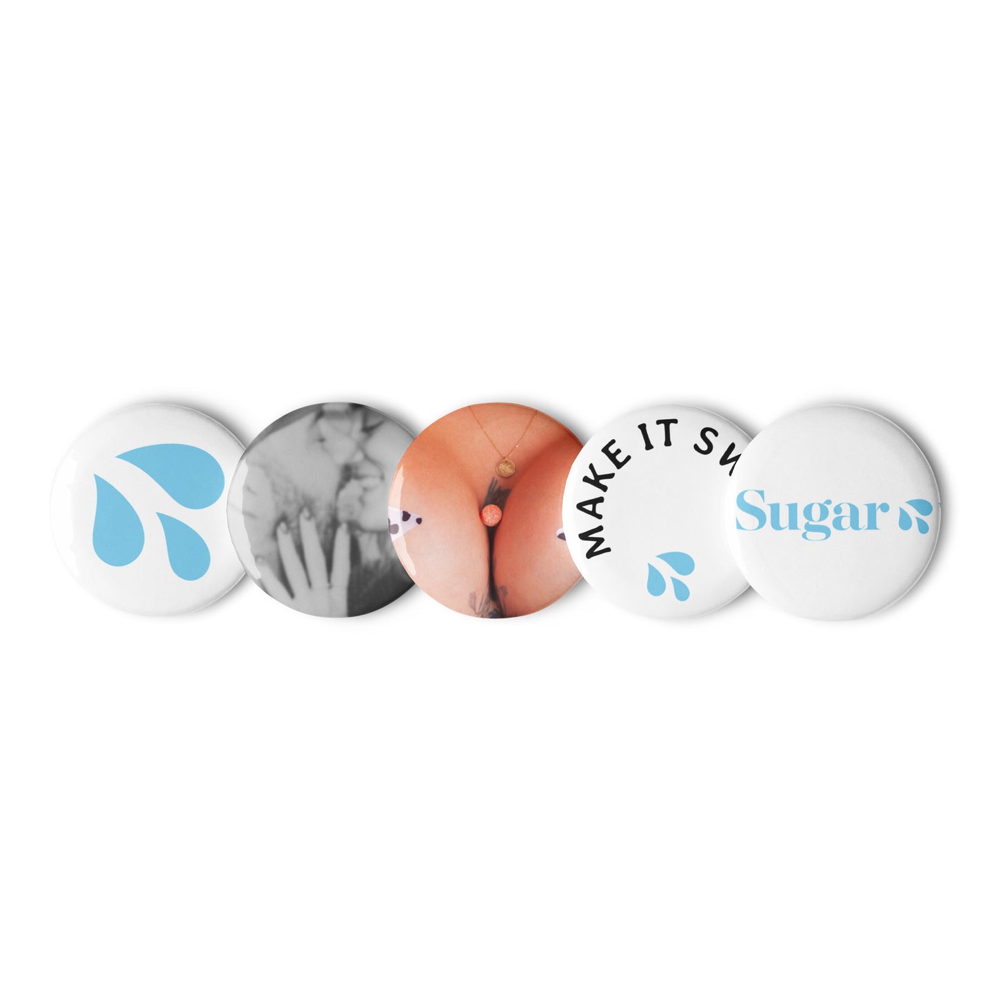 Sugar Pin Button Set